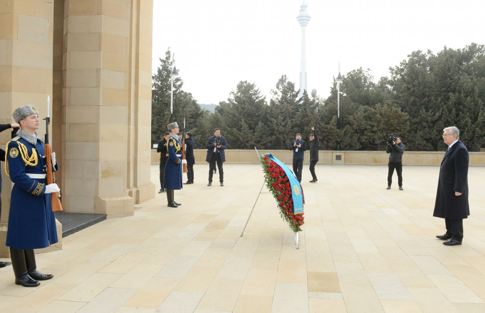 News about - Kazakh President Tokayev pays tribute to Azerbaijani martyrs