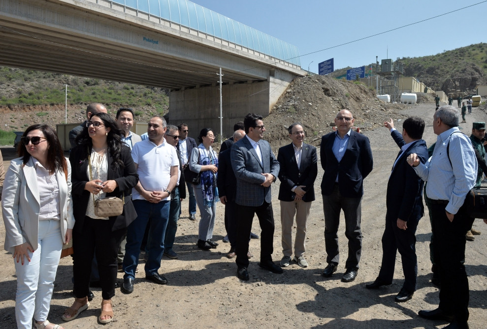 News about - Foreign diplomats visit Azerbaijan’s Lachin border checkpoint 