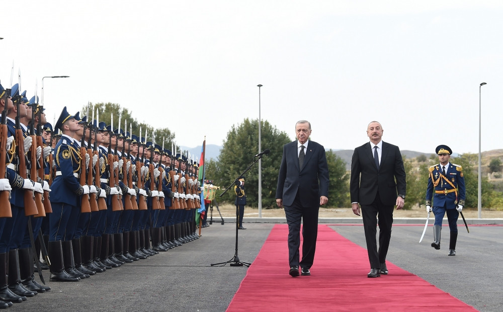 178225-0337585.jpg + Official welcome ceremony held for Turkish President Erdogan in Azerbaijan’s Jabrayil News about - Official welcome ceremony held for Turkish President Erdogan in Azerbaijan’s Jabrayil
