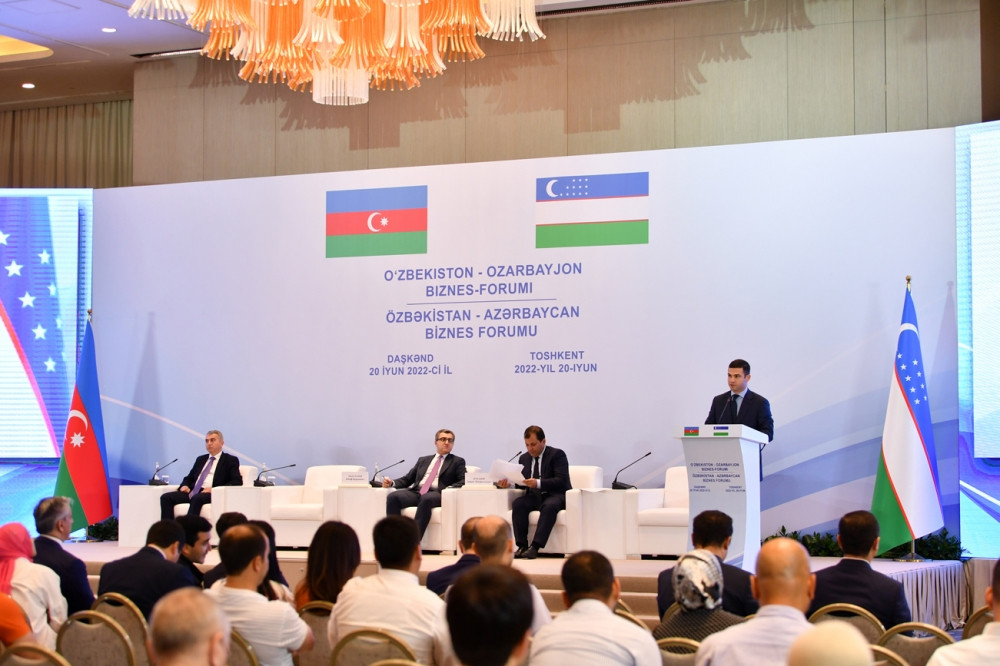 News about - Uzbek-Azerbaijani business forum held in Tashkent, several documents signed (PHOTO) 
