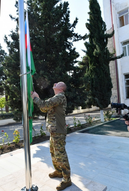 News about - President Ilham Aliyev raises national flag of Azerbaijan in Khojaly town and Asgaran settlement