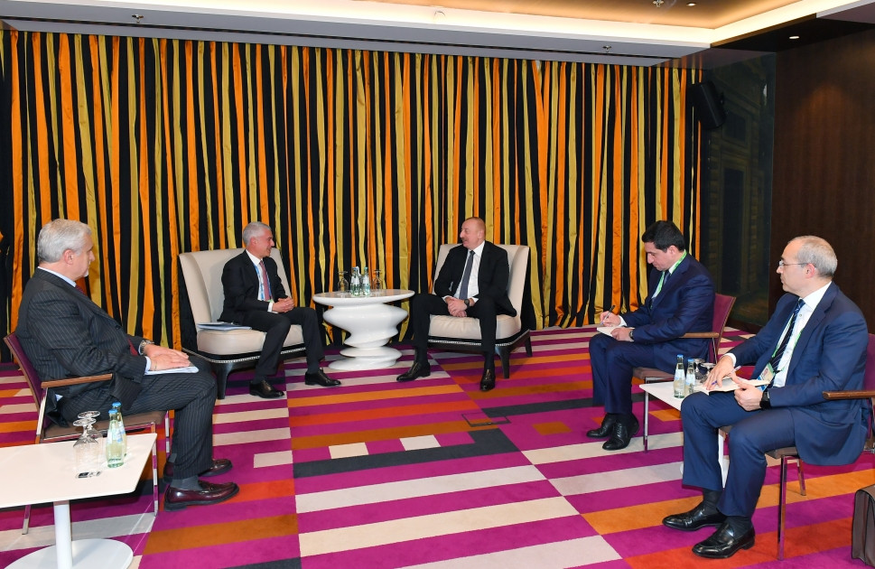 News about - Azerbaijani President Ilham Aliyev meets with Co-General Manager of Leonardo company in Munich