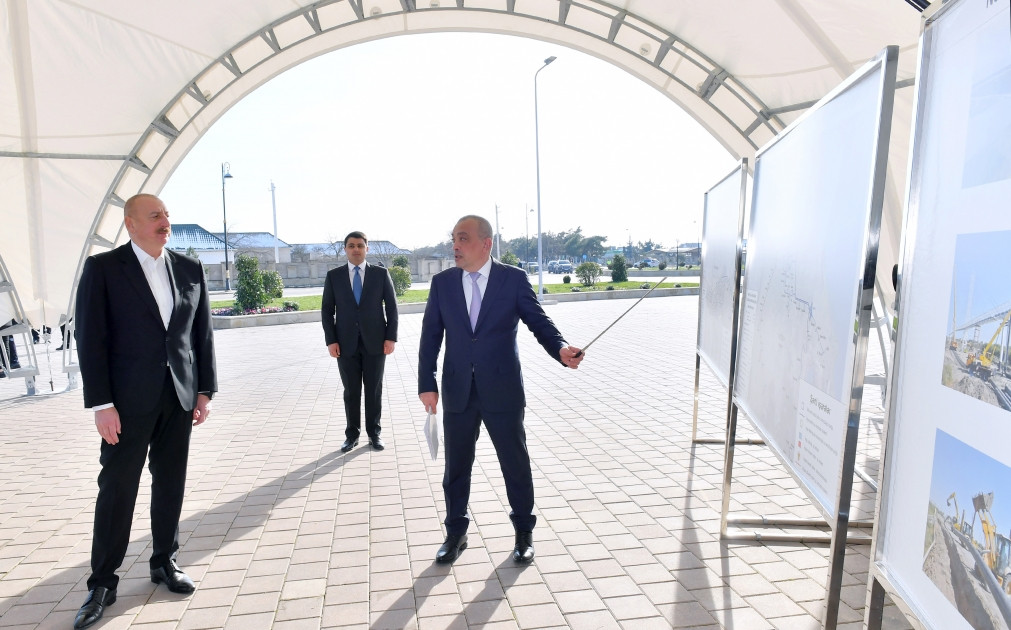 News about - President Ilham Aliyev participates in ceremony for commissioning of drinking water supply systems in Neftchala