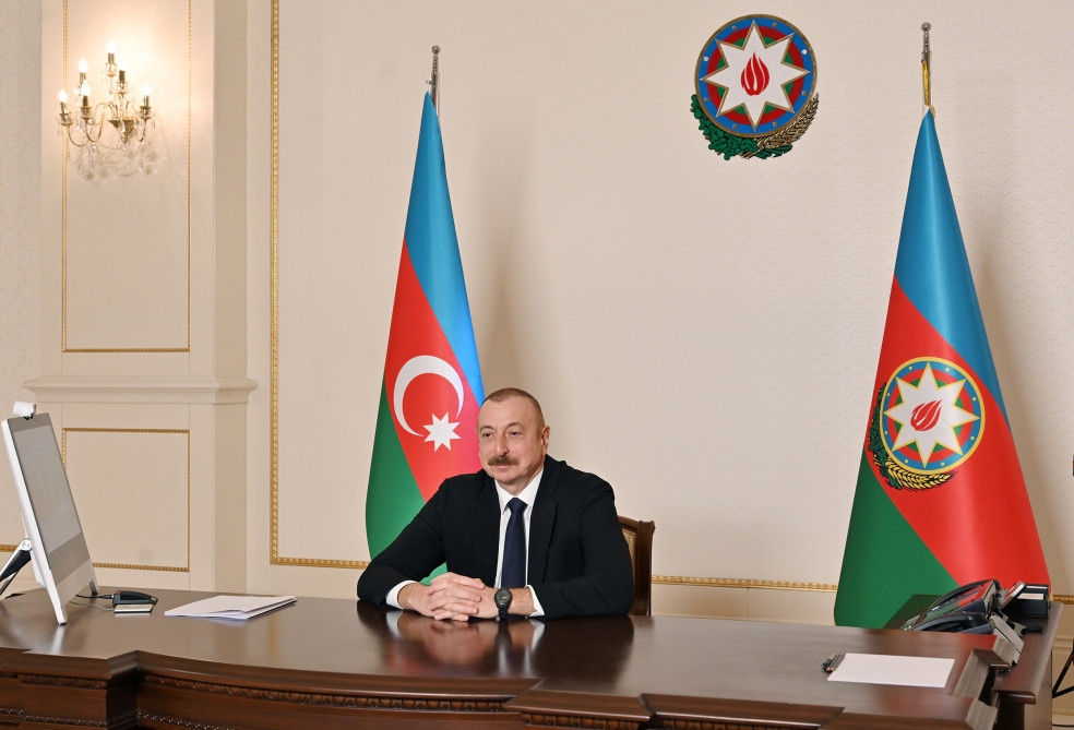 News about - President Ilham Aliyev receives in video format delegation led by Italian Marie Tecnimont Group chairman