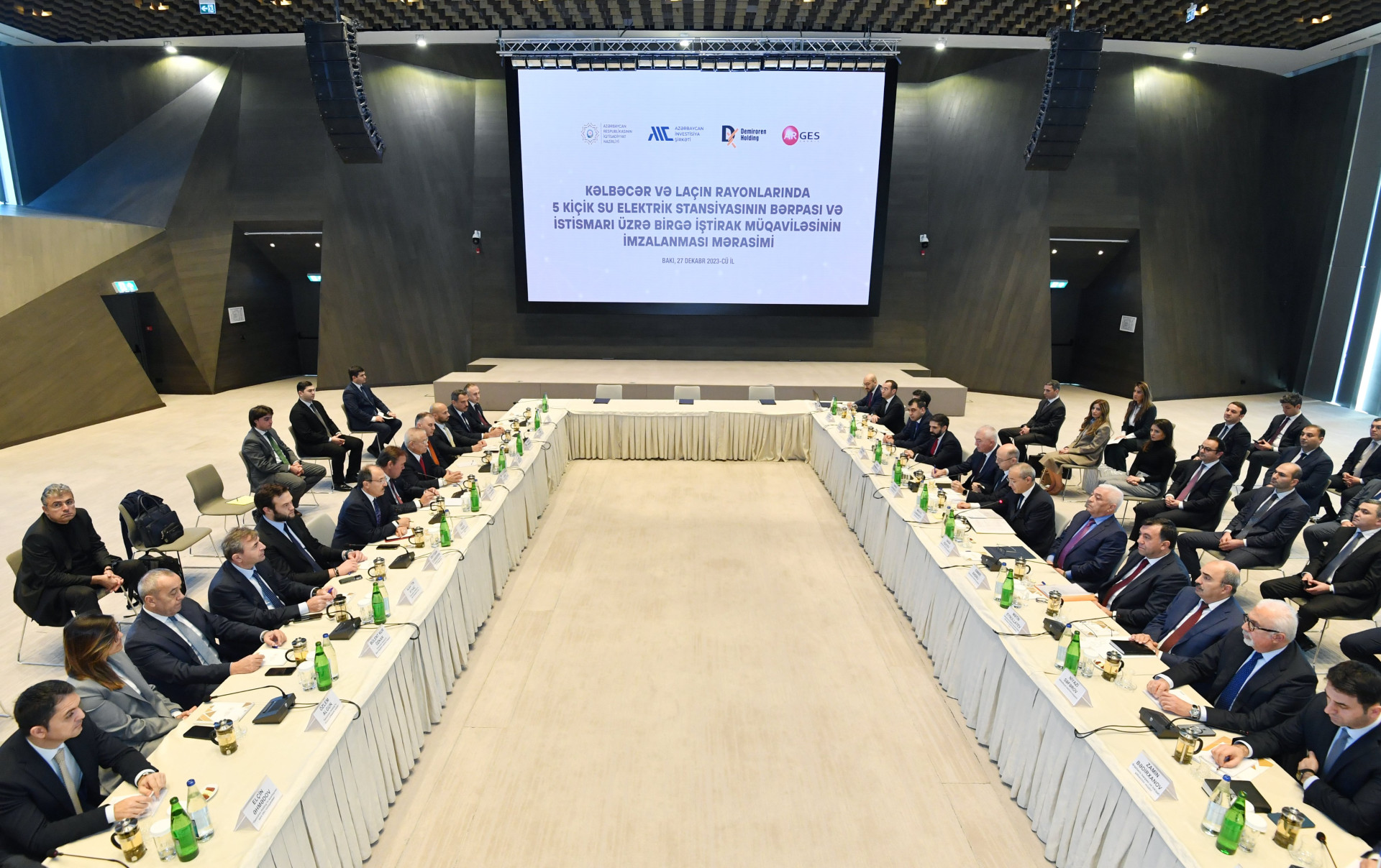 News about - Agreement on restoration of small hydropower plants in Azerbaijan's Kalbajar and Lachin districts signed