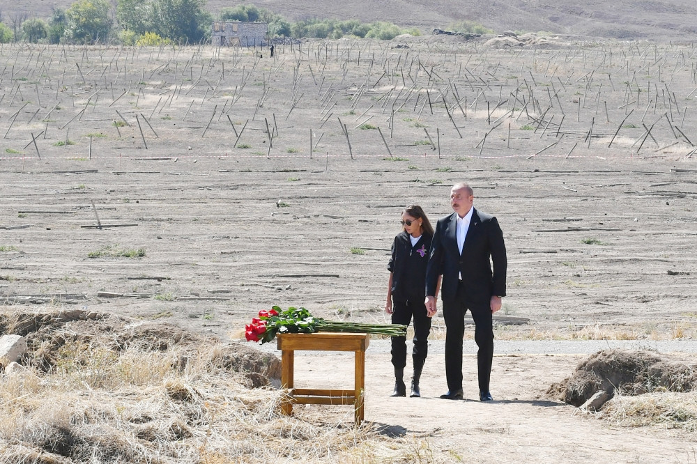 News about - Azerbaijani president and first lady visit Fuzuli on Remembrance Day