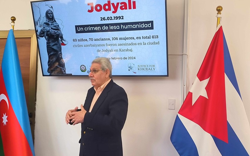 News about - 32nd anniversary of Khojaly genocide commemorated in Cuba (PHOTO)