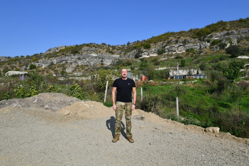News about - Azerbaijani president visits village of Malibeyli in Shusha district