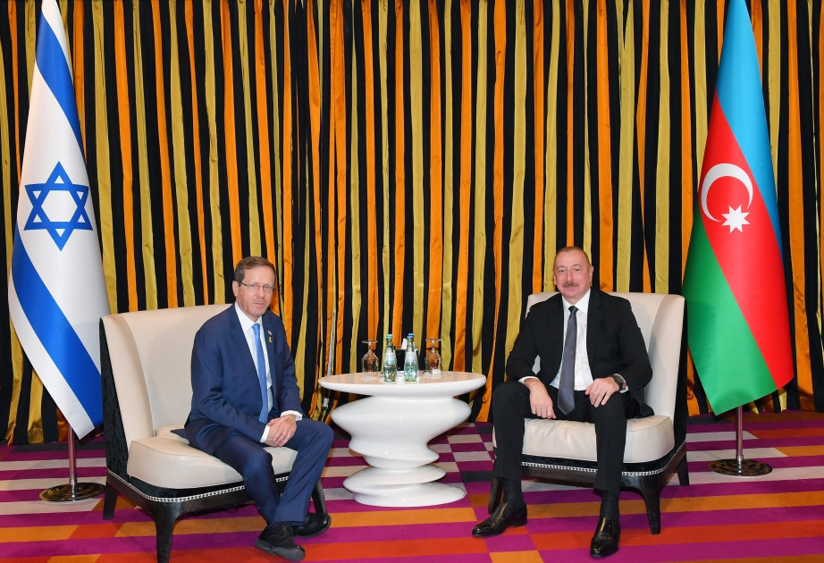 News about - President of Azerbaijan Ilham Aliyev met with President of Israel Isaac Herzog in Munich