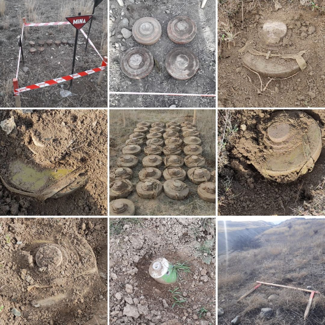 News about - Azerbaijan announces number of anti-infantry mines found since September 2020 (PHOTO)