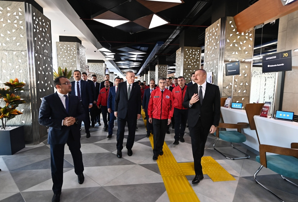 News about - Azerbaijani and Turkish presidents attend opening of Baku “ASAN xidmet” center No7 and “Bilim Baku” center