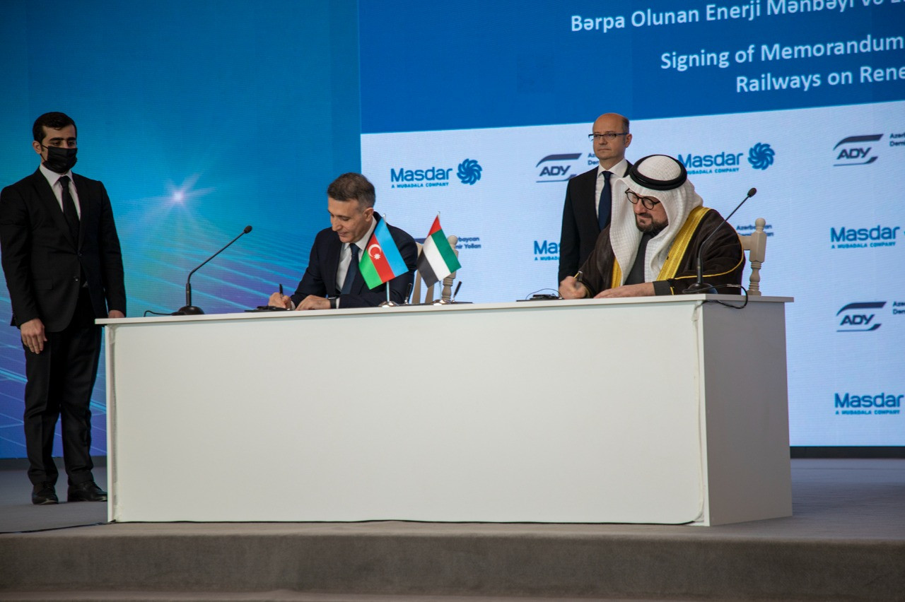 News about - Azerbaijan, UAE’s Masdar ink MoUs on renewable energy cooperation