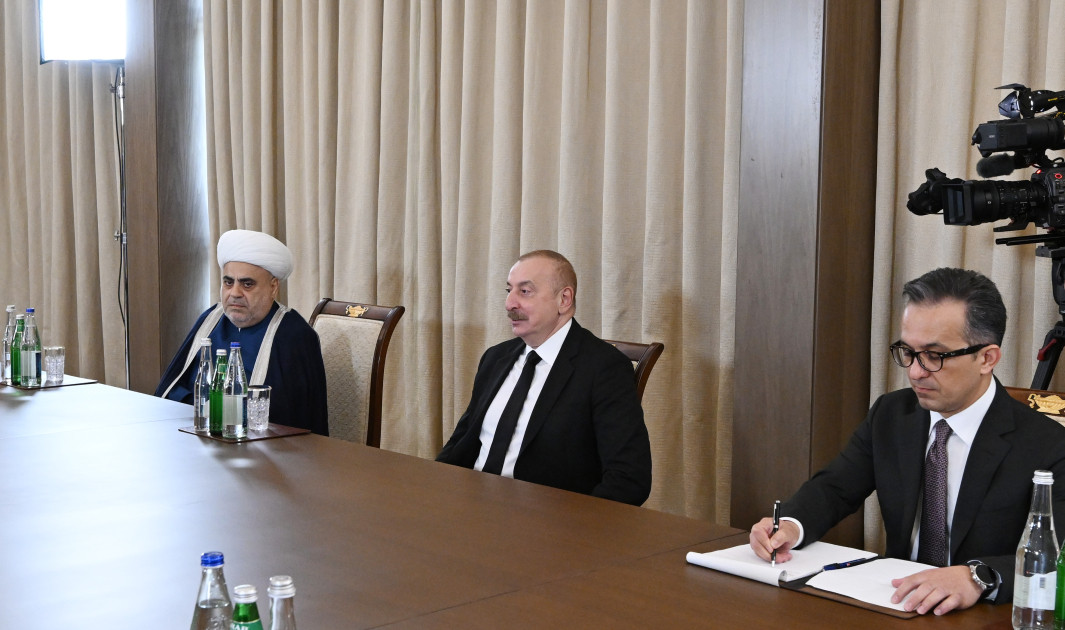 News about - President Ilham Aliyev receives delegation consisting of Muftis of Russia’s North Caucasus region