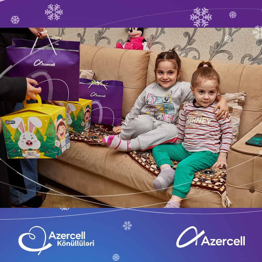 News about - (Ad) Let’s come together to make hearts feel happy! “Azercell Volunteers” bring joy of holiday to the children on New Year