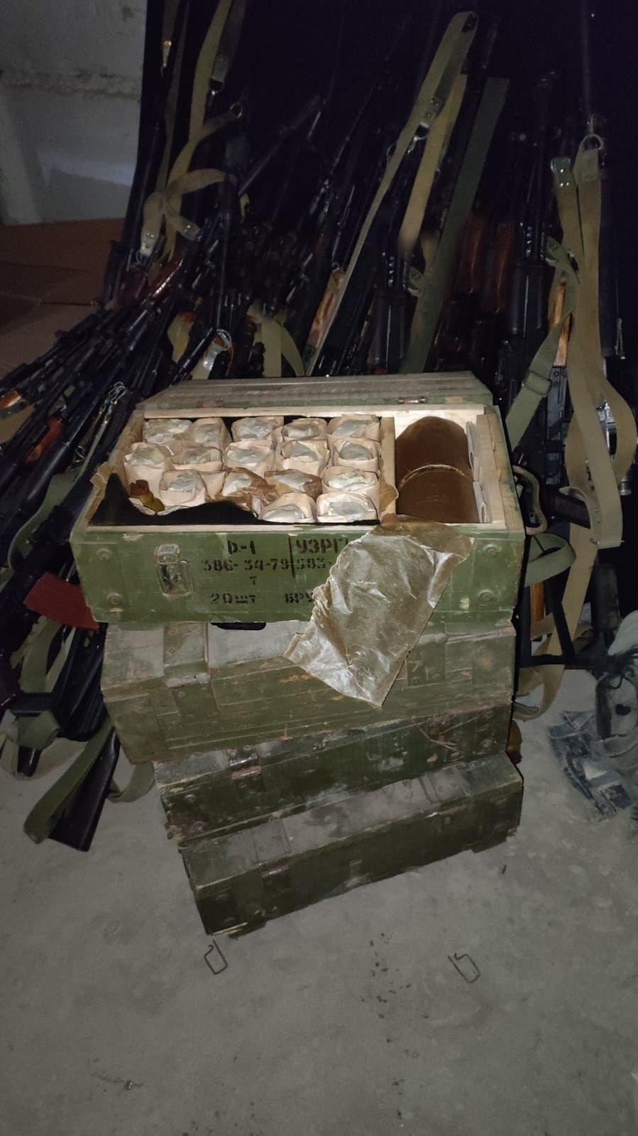 News about - Azerbaijani police seize weapons, ammo in basement of kindergarten in Khankendi (PHOTO) 