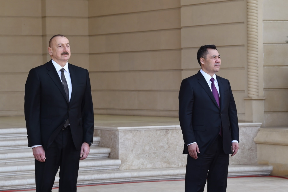 News about - Official welcome ceremony held for Kyrgyz president in Azerbaijan