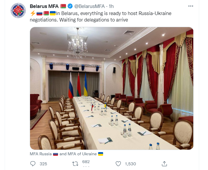 News about - Platform for Moscow-Kyiv talks prepared, Minsk says