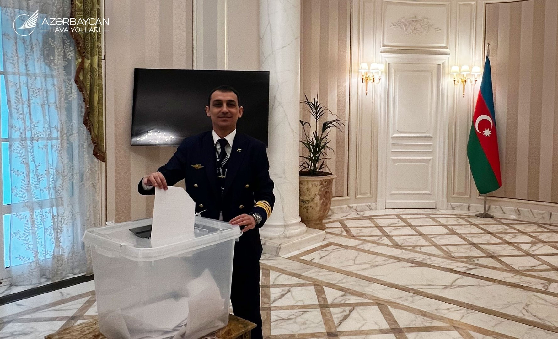 193079-0290181.jpg + AZAL employees abroad vote in presidential election News about - AZAL employees abroad vote in presidential election