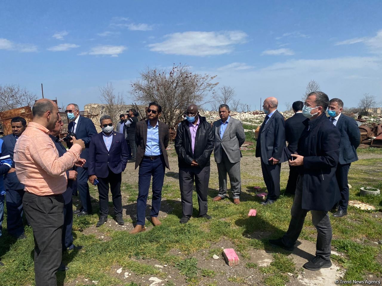 News about - OIC representatives visit Ibrahim Khalil Khan palace in Azerbaijan’s Aghdam district (PHOTO)
