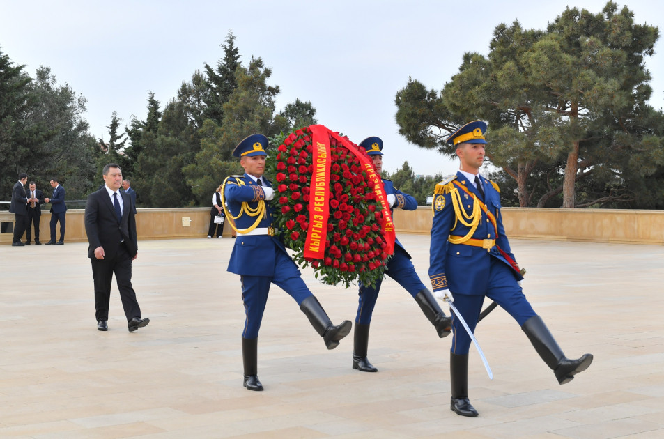 News about - Kyrgyz President Sadyr Zhaparov pays tribute to Azerbaijani martyrs