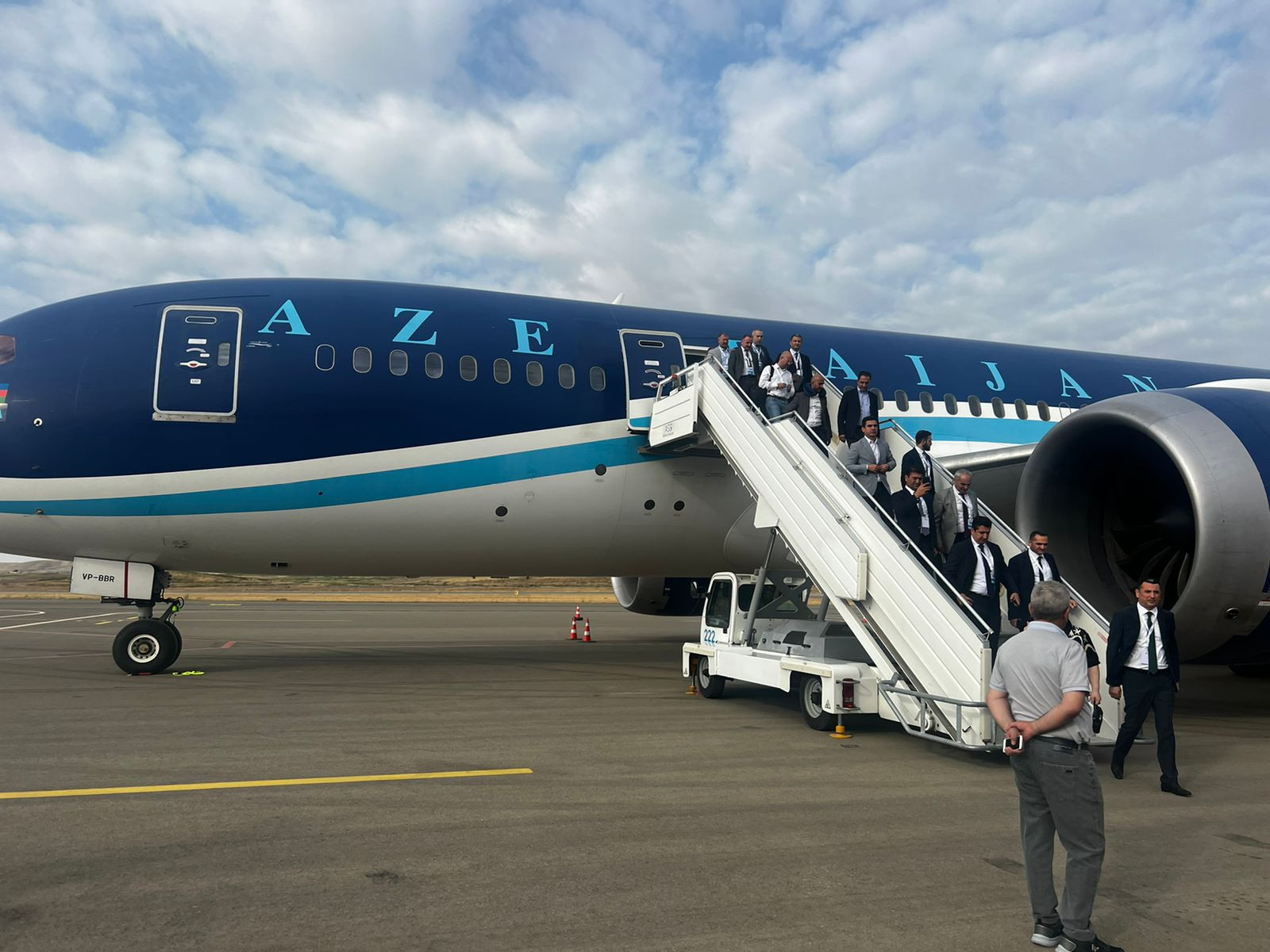 News about - Participants of international media forum arrive at Fuzuli International Airport (VIDEO)