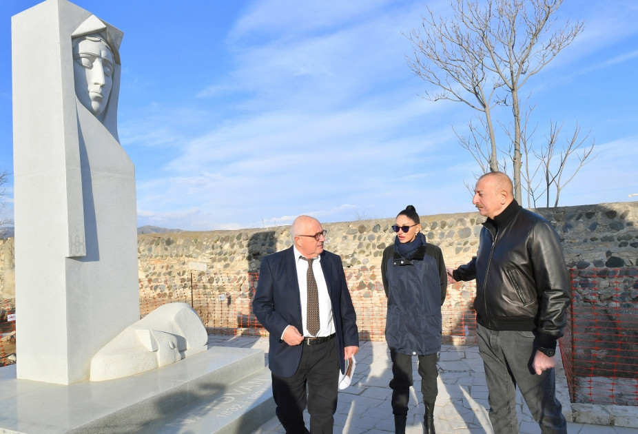News about - Azerbaijani President and First Lady view ongoing repair and restoration works at Imarat Complex in Aghdam