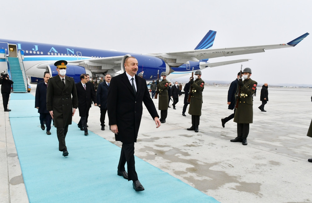 News about - Azerbaijani president arrives in Turkiye for working visit