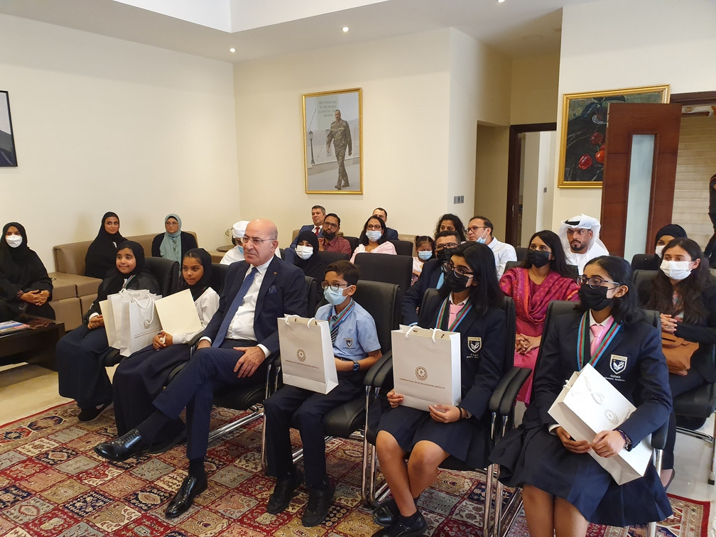 News about - Azerbaijani Embassy in UAE hosts award ceremony for winners of Magic of Friendship International Children`s Art Competition (PHOTO)