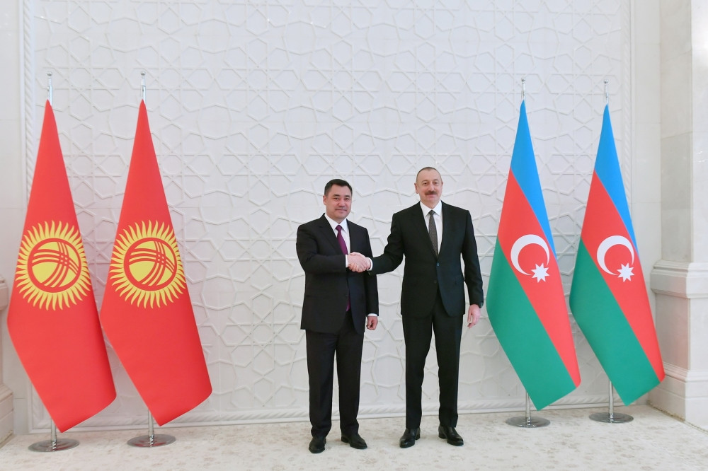 News about - Official welcome ceremony held for Kyrgyz president in Azerbaijan