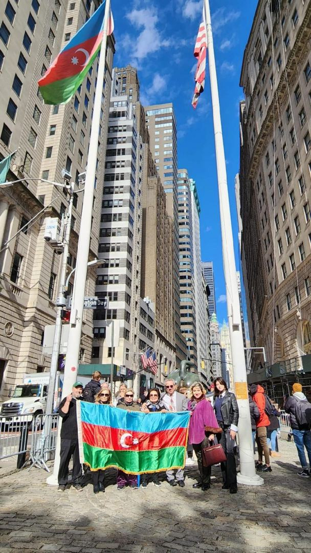 News about - Azerbaijani flag raised in New York on occasion of Day of Restoration of Independence (PHOTO)