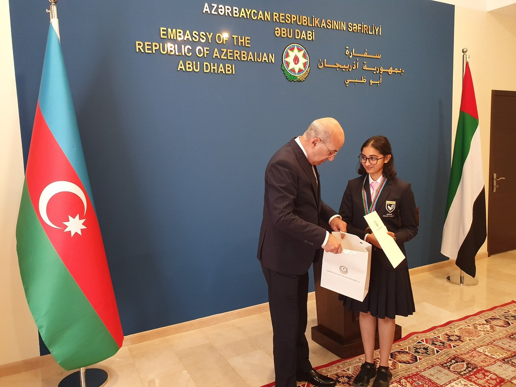News about - Azerbaijani Embassy in UAE hosts award ceremony for winners of Magic of Friendship International Children`s Art Competition (PHOTO)