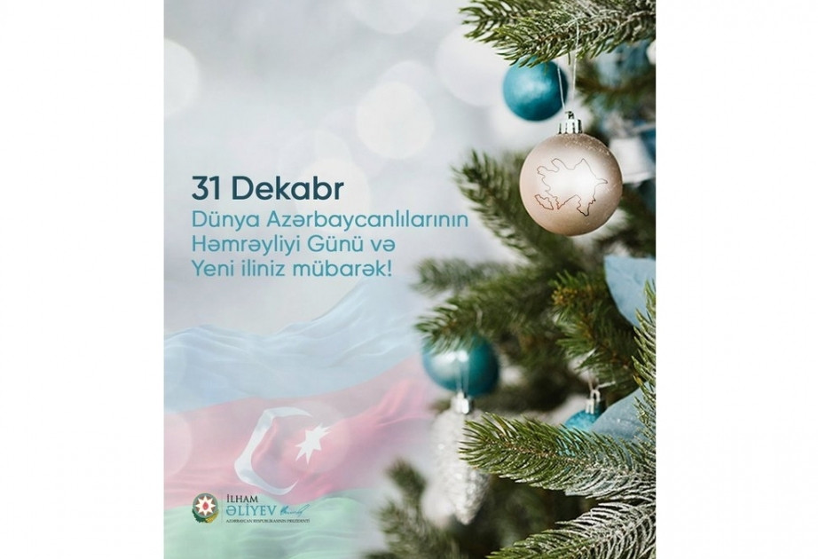 192052-0363274.jpg + President Ilham Aliyev makes post on occasion of World Azerbaijanis Solidarity Day News about - President Ilham Aliyev makes post on occasion of World Azerbaijanis Solidarity Day