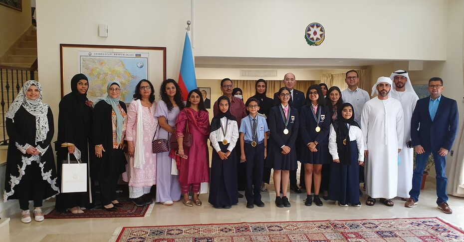 News about - Azerbaijani Embassy in UAE hosts award ceremony for winners of Magic of Friendship International Children`s Art Competition (PHOTO)