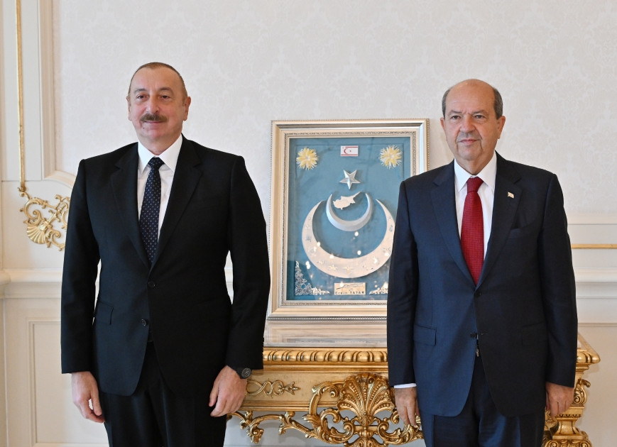 News about - President Ilham Aliyev receives President of Turkish Republic of Northern Cyprus Ersin Tatar