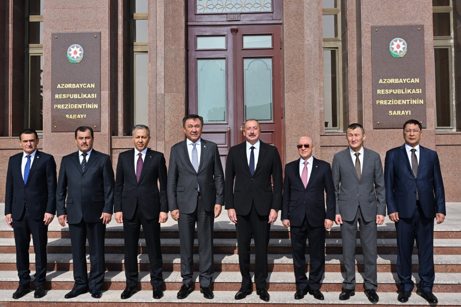 188084-0454111.jpg + President Ilham Aliyev receives ministers of Turkic states participating in the events held in Baku News about - President Ilham Aliyev receives ministers of Turkic states participating in the events held in Baku