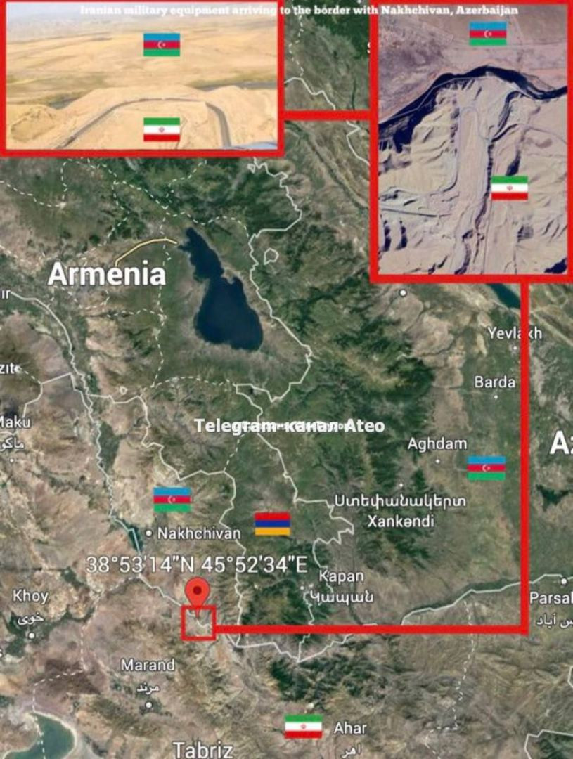 News about - Iran focuses its military forces close to Azerbaijani border (PHOTO/VIDEO)