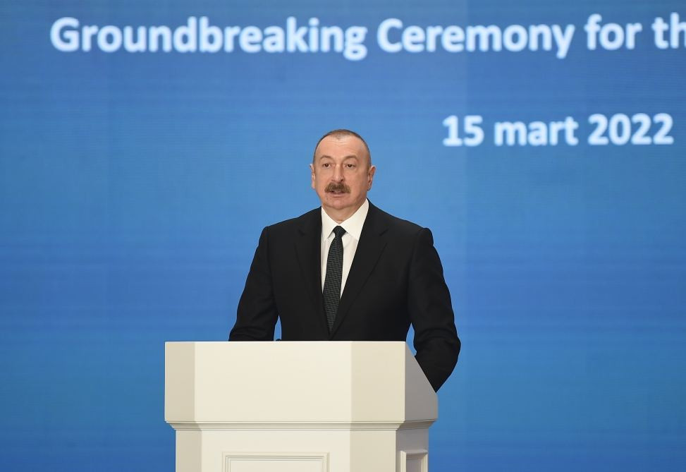 News about - President Ilham Aliyev attends groundbreaking ceremony for Garadagh Solar Power Plant