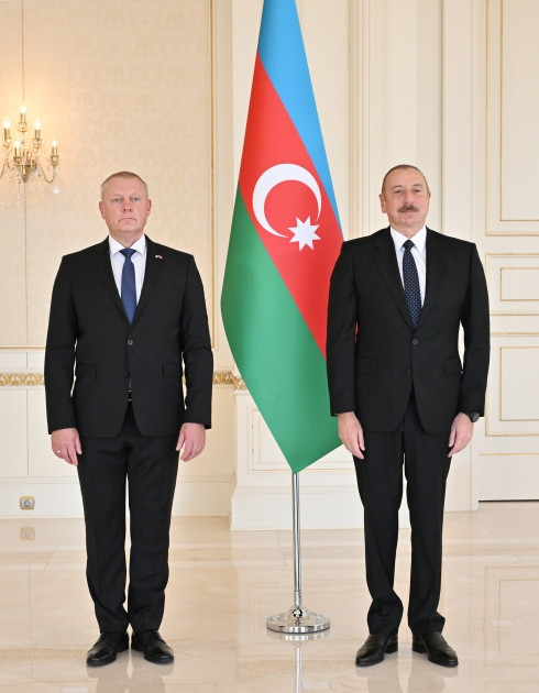 News about - President Ilham Aliyev receives credentials of incoming Latvian ambassador