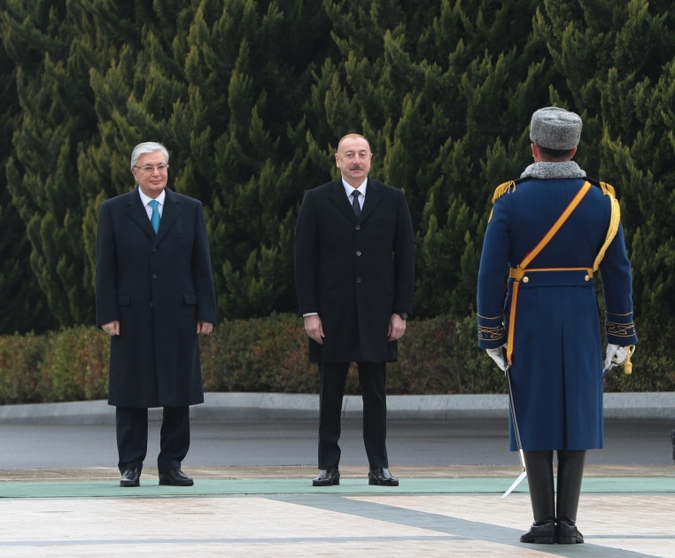 News about - Official welcome ceremony held for Kazakh president in Baku