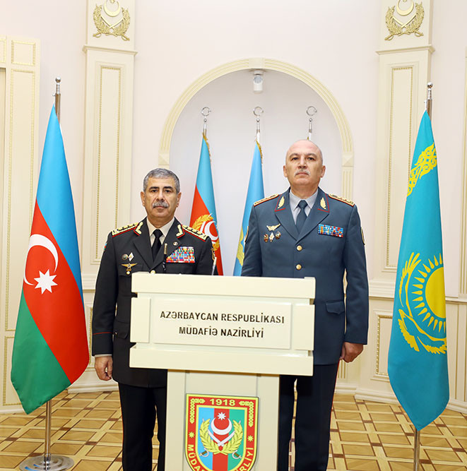 189259-0212423.jpg + Azerbaijan, Kazakhstan discuss prospects for development of military cooperation News about - Azerbaijan, Kazakhstan discuss prospects for development of military cooperation