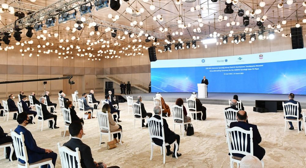 News about - President Ilham Aliyev attends groundbreaking ceremony for Garadagh Solar Power Plant