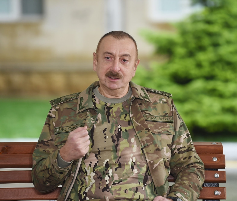 154517-040365.jpg + President Ilham Aliyev and first lady Mehriban Aliyeva met with servicemen undergoing treatment News about - President Ilham Aliyev and first lady Mehriban Aliyeva met with servicemen undergoing treatment