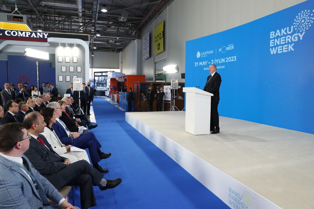 News about - President Ilham Aliyev attends official opening ceremony of 28th International Caspian Oil & Gas Exhibition 