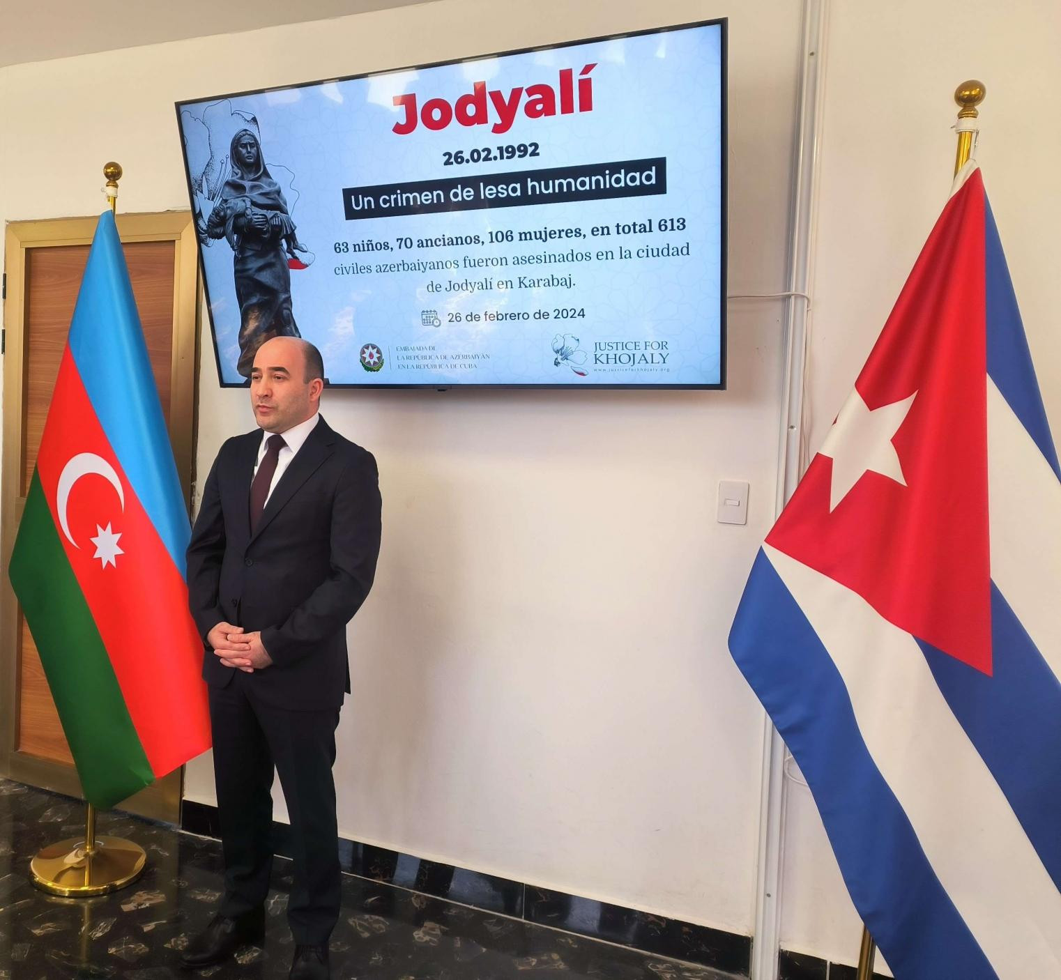 News about - 32nd anniversary of Khojaly genocide commemorated in Cuba (PHOTO)