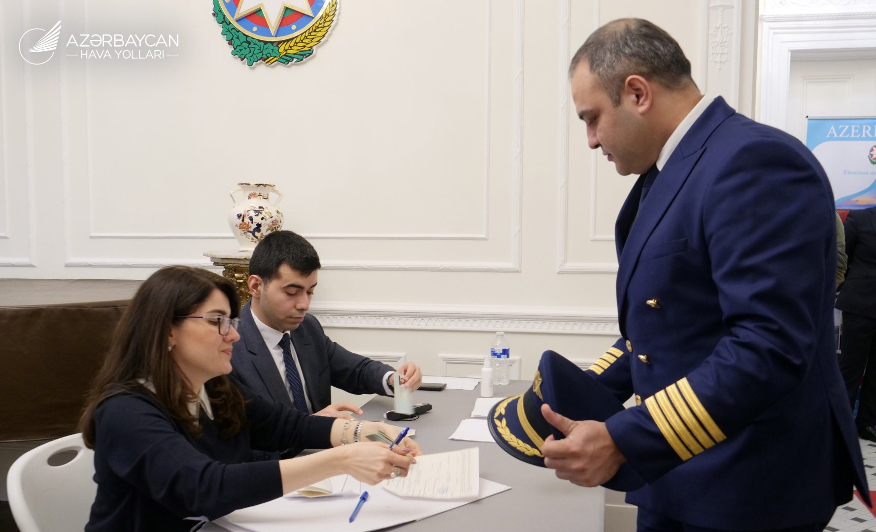 193079-0290181.jpg + AZAL employees abroad vote in presidential election News about - AZAL employees abroad vote in presidential election