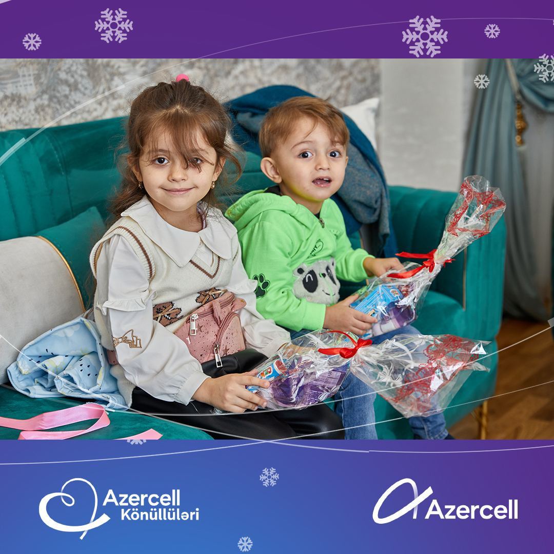 News about - (Ad) Let’s come together to make hearts feel happy! “Azercell Volunteers” bring joy of holiday to the children on New Year