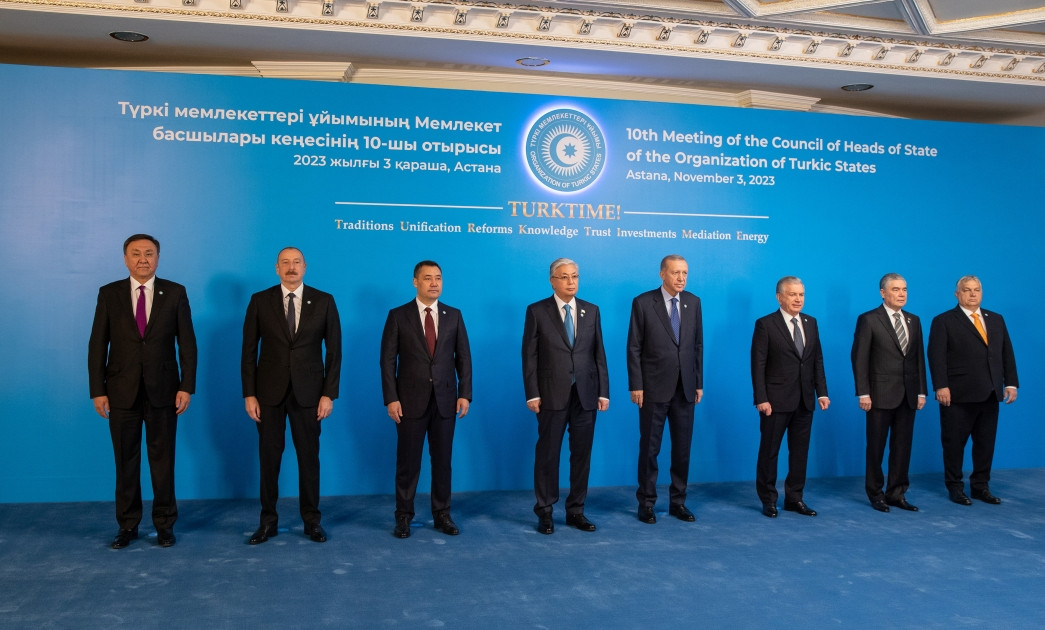 190202-0285077.jpg + Azerbaijani President attends 10th summit of Organization of Turkic States in Astana News about - Azerbaijani President attends 10th summit of Organization of Turkic States in Astana