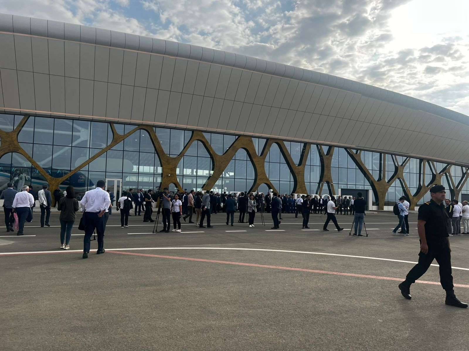 News about - Participants of international media forum arrive at Fuzuli International Airport (VIDEO)