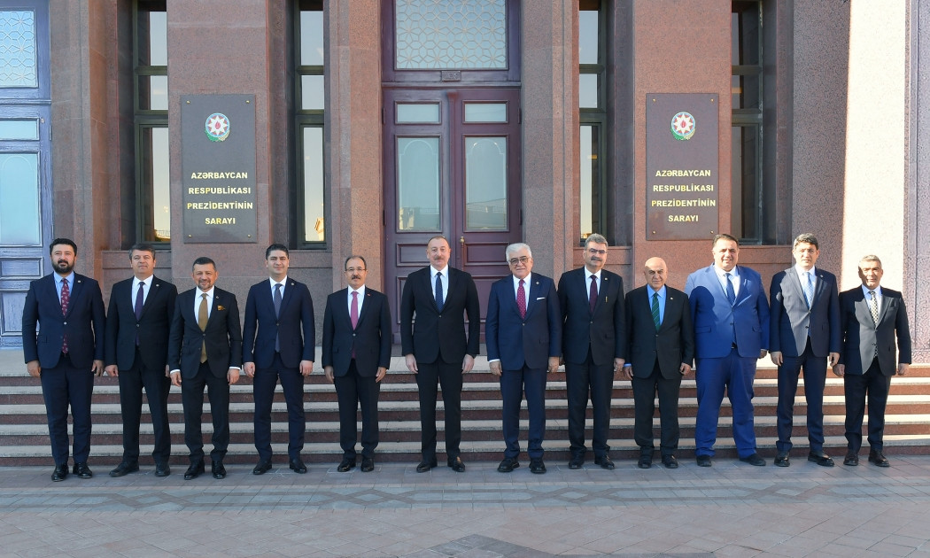 News about - President Ilham Aliyev receives delegation consisting of members of Turkish Grand National Assembly