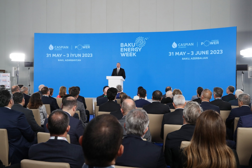 News about - President Ilham Aliyev attends official opening ceremony of 28th International Caspian Oil & Gas Exhibition 